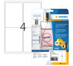 HERMA Label 8019 99.1x139mm transparent 100 pieces