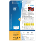 Etiket HERMA 4574 97x42.3mm folie wit 240 stuks