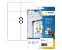 Etiket HERMA 4575 99.1x67.7mm folie wit 160 stuks