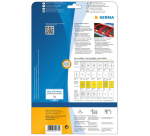 Etiquette HERMA 4575 99,1x67,7mm film blanc 160 pièces