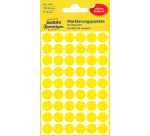 Etiquette Avery 3144 ronde 12mm jaune 270 étiquettes