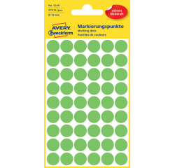 Gekleurde etiketten diameter 12 mm