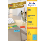 Avery Label 3471 210x297mm A4 Blue 100 pieces