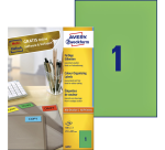 Etiquette Avery 3472 210x297mm A4 vert 100 pièces