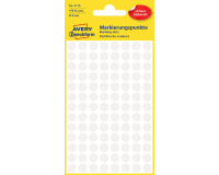 Etiket Avery 3175 rond 8mm wit 416 stuks