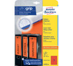 Etiquette dorsale Avery Small 38x192mm adhésive rouge