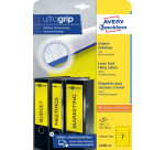 Etiquette dorsale Avery Small 38x192mm adhésive jaune