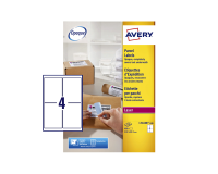 Etiket Avery L7169B-100 99.1x139mm blockout 400 etiketten