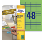 Etiquette Avery L6040-20 45,7x21,2mm vert 960 pièces