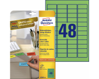 Mini label, 45.7 x 21.2 mm
