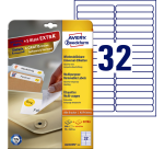 Avery ablösbare Etiketten L6031REV-25 96x16,9mm 800 Stück