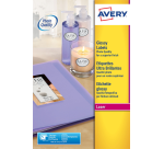 Avery-Etiketten L7767-40 210x297mm A4 glänzend 40 Stück