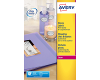 Avery Label L7767-40 210x297mm A4 glossy 40 pieces