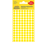 Avery 3013 label round 8mm yellow 416 labels