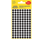 Avery Label 3009 round 8mm black 416 pieces