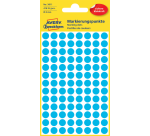 Avery 3011 round label 8mm blue 416 pieces