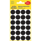 Etiquette Avery Zweckform 3003 rond 18mm noir 96 pcs