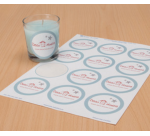 Etiquette amovible Avery L7104REV-20 60mm rond blanc 240 pièces