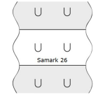 Etiquette prix Sato Samark 26x12mm blanc amovible - rouleau de 1500 étiquettes