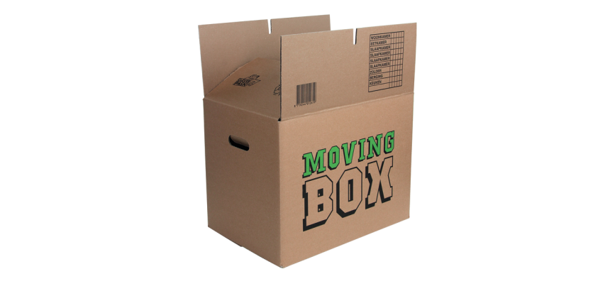 Verhuisdoos CleverPack bedrukt 480x320x360mm pak à 5 stuks