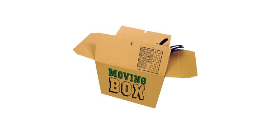 Verhuisdoos CleverPack bedrukt 480x320x360mm pak à 25 stuks