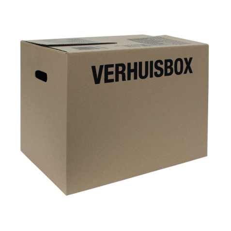 Verhuisdoos Budget 480x320x360mm bruin