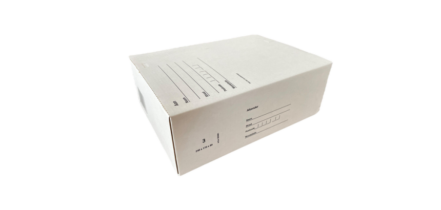 Boîte d'expédition postale IEZZY 3 240x170x80mm blanc