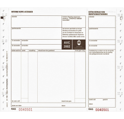 Vrachtbrief IEZZY BVA 1562 240x200mm 4voud 100stuks