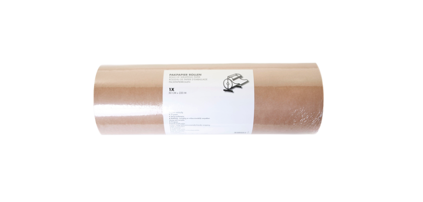 Inpakpapier IEZZY kraft 500mmx220m 70 gram bruin