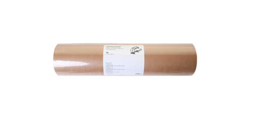 Papier d'emballage IEZZY 70cmx220m 70g kraft brun