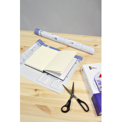 Film couvre-livre Boeklon 33cmx25m autocollant transparent