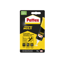 Alleslijm Pattex Multi tube 20 gram op blister