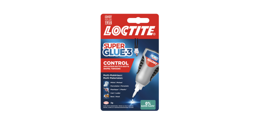 Colle seconde Loctite Control tube 3g blister