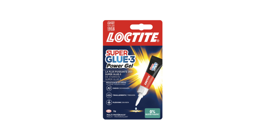Colle seconde Loctite Powerflex gel tube 3g blister