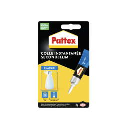 Colle instantanée Pattex Classic tube 3g blister