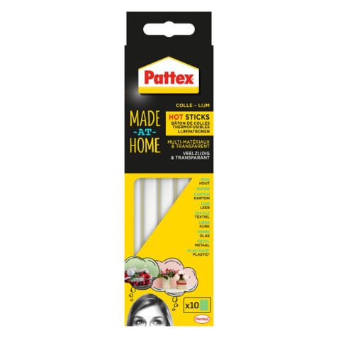 Bâton de colle pour pistolet Pattex Hobby 10 pièces