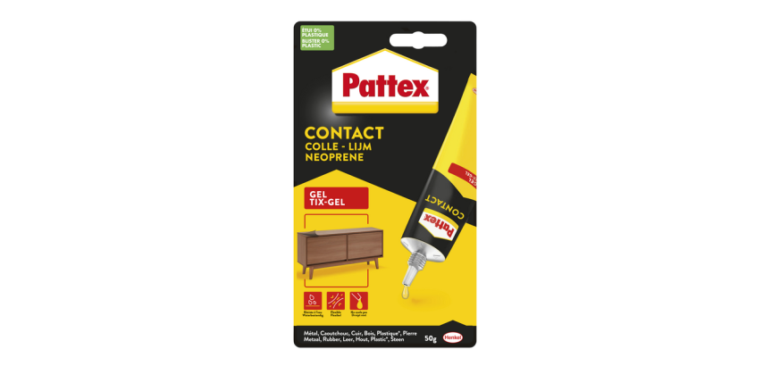 Colle tout Pattex Tixgel tube 50g blister