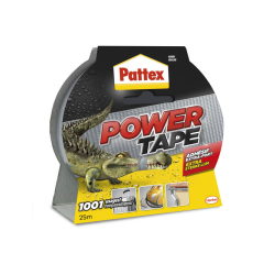 Klebstoff zur Reparatur Power Tape Pattex - Rolle 50 mm x 25 m, grau