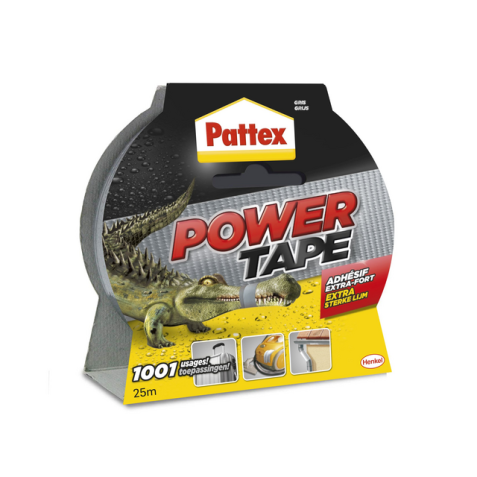 Ruban adhésif Pattex Power Tape 50mmx25m gris