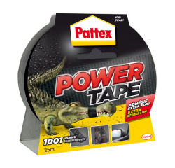 Repair adhesive Power Tape Pattex - Roll of 50 mm x 25 m, black.
