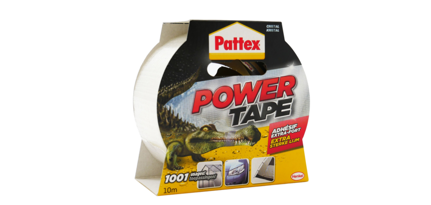 Ruban adhésif Pattex Power Tape 50mmx10m transparent