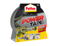 Klebeband zur Reparatur von Pattex Power Tape - Rolle 50 mm x 10 m, grau