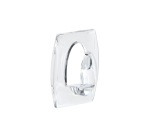 Command Mini Adhesive Hook with Transparent Mounting Strip 6 Pieces