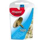 Punaises Maped laiton 100 pièces