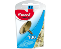 Punaises Maped messing 100 stuks