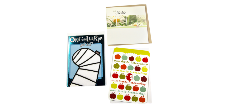 Paperclip greeting card set quick recovery refill 12 cards