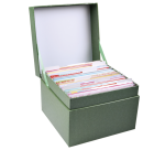 Schachtel mit Grußkarte Paperclip verschiedene Themen 75 Karten - niederländische Version