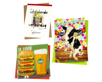 Carte de voeux Paperclip anniversaire Humour 12 cartes