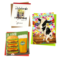 Carte de voeux Paperclip anniversaire Humour 12 cartes