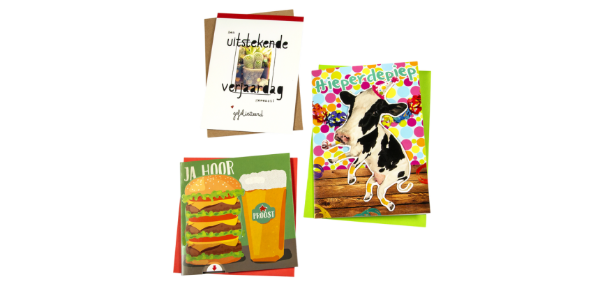 Glückwunschkarte Paperclip Geburtstag Humor 12 Karten